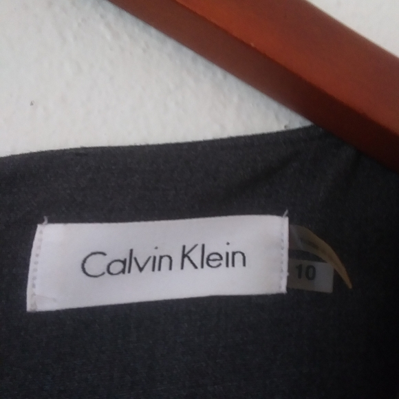 Calvin Klein Charcoal Grey Sleeveless Dress - Picture 4 of 11